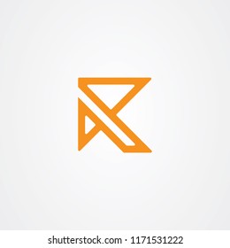 Initial Letter R logo for company