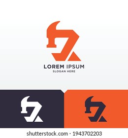 Initial letter R Logo. construction logo.  A unique, exclusive, elegant, professional, clean, simple, modern logo. Great logo for company with strong feels, It would be perfect for your company
