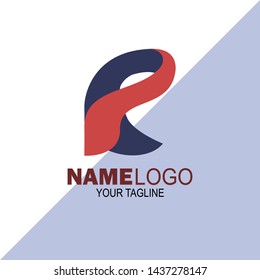 initial Letter R logo design. for company logos. vector