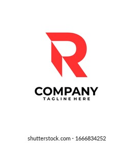 initial letter R logo design vector inspiration