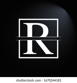Diseño De Logotipo De Letra R Inicial Con Plantilla Vectora Moderna Creativa. Vector del logotipo de la letra abstracta creativa R