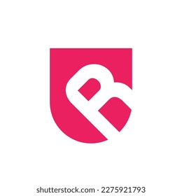 Initial letter R logo design template elements
