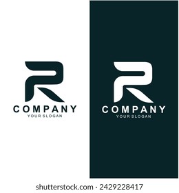 Initial Letter R Logo Design Vector