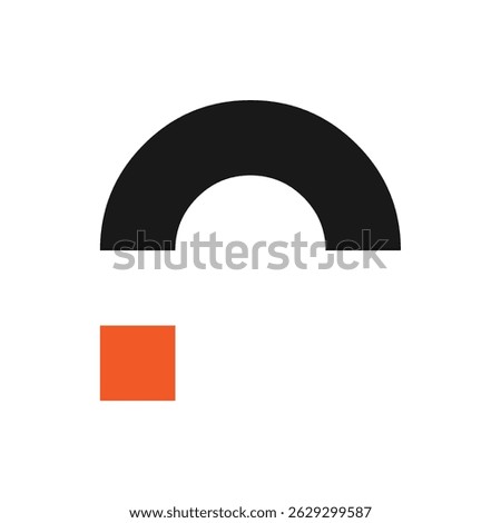 Initial letter r logo design or alphabet logo design symbol