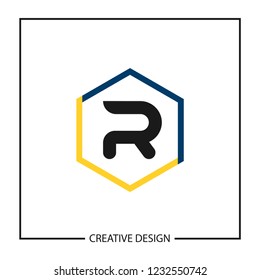 Initial Letter R Logo Template Vector Design