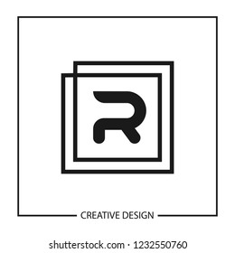Initial Letter R Logo Template Vector Design