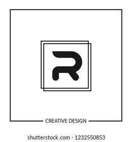 Initial Letter R Logo Template Vector Design