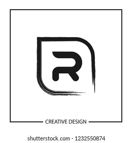 Initial Letter R Logo Template Vector Design