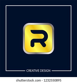 Initial Letter R Logo Template Vector Design