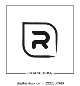 Initial Letter R Logo Template Vector Design