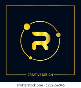 Initial Letter R Logo Template Vector Design