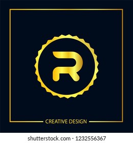 Initial Letter R Logo Template Vector Design