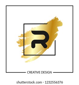 Initial Letter R Logo Template Vector Design