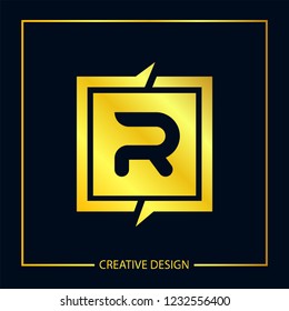 Initial Letter R Logo Template Vector Design