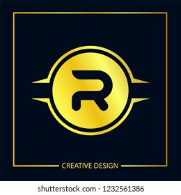 Initial Letter R Logo Template Design Vector Illustration