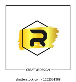 Initial Letter R Logo Template Design Vector Illustration