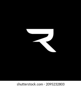 Initial letter R logo template design