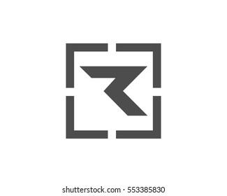 Initial Letter R logo vector