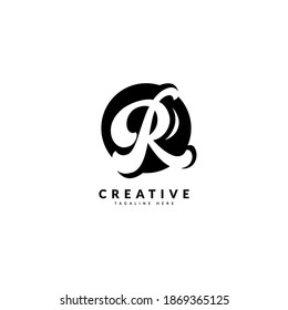 Initial Letter R logotype. Luxury design for Company and Business logo.