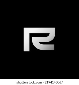 Initial Letter R Monogram Logo Template Stock Vector (Royalty Free ...