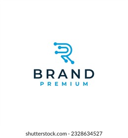 initial letter r premium luxury logo design for apparel luxury app mobile real estate