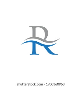 letra inicial r onazul gris