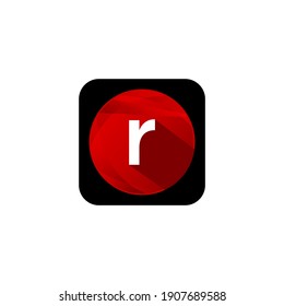 Initial letter R for your best business symbol. Vector illustration EPS.8 EPS.10