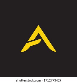 Vorlage für den Anfangsbuchstaben ra oder ar Logo