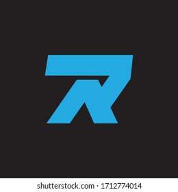 Initial letter ra logo or ar logo vector design templates