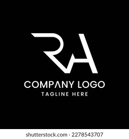 Initial Letter RA Logo Design Outstanding Creative Modern Symbol Sign