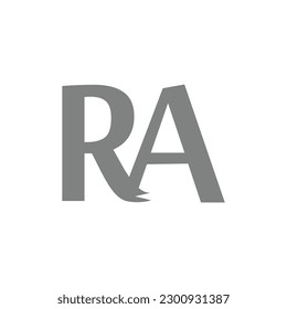 Initial Letter RA Logo Design Outstanding Creative Modern Symbol Sign