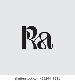 Anfangsbuchstabe Ra Logo-Design