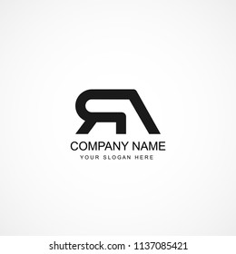 Initial Letter RA Logo Template Design