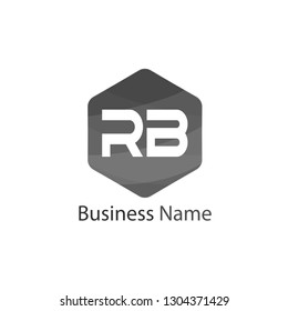 Initial Letter RB Logo Template Design