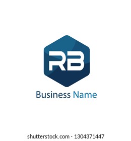 Initial Letter RB Logo Template Design