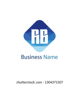 Initial Letter RB Logo Template Design
