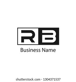 Initial Letter RB Logo Template Design