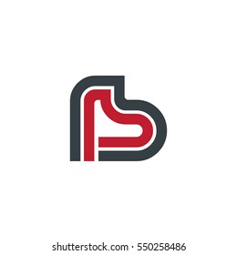 Initial Letter RB NB RS Linked Design Logo