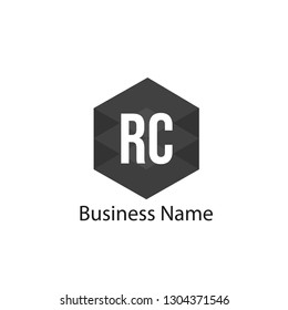 Initial Letter RC Logo Template Design