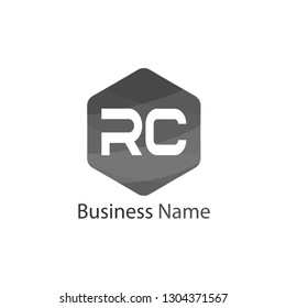 Initial Letter RC Logo Template Design
