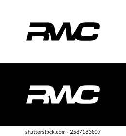 initial letter RCW logo vector unique