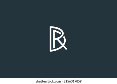 Initial Letter RD Logo Design Vector Template