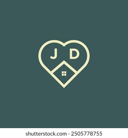 Letra inicial Diseño de logotipo de bienes raíces Vector de valores