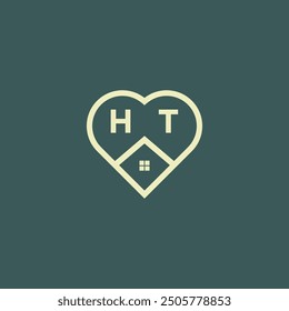 Letra inicial Diseño de logotipo de bienes raíces Vector de valores