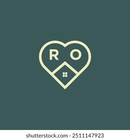 Letra inicial Diseño de logotipo de bienes raíces Vector de valores