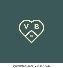 letra inicial real estate logo design stock vetor