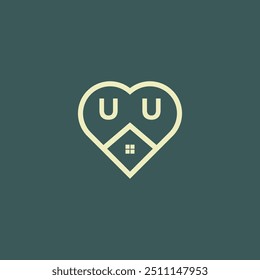 initial letter real estate logo design stock vector