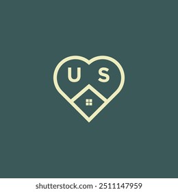 initial letter real estate logo design stock vector
