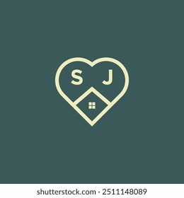 Anfangsbuchstabe Immobilien Logo Design Stock-Vektor