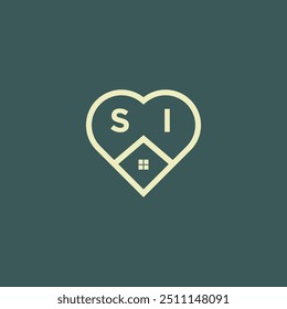 Letra inicial Diseño de logotipo de bienes raíces Vector de valores
